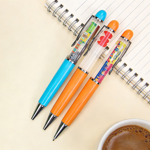 Stylos bille liquides ABS DIY en gros avec flotteur à l'huile et pointe d'écriture fluide pour entreprises et événements - Product Image 6