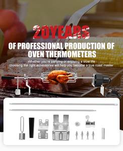 Personalización de fábrica Rotisserie Skewer Grill Machines <span class=keywords><strong>Mini</strong></span> Portable Bbq Basket Spit Roaster Fire Pit Grill Rotisserie - Product Image 5