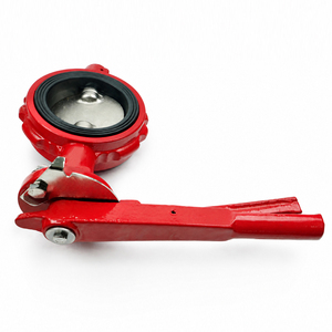 Disque en fonte ductile CF8 à levier, à surface dentelée, avec siège en EPDM pour conduite de distribution d'eau incendie - Product Image 3
