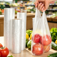 China Custom Plastic Groente Verpakkingszakken Voedselrolfolie Verpakking Bedrukte Transparante Plastic Fruitzak