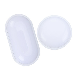 LED Moisture-proof Ceiling <b>Light</b> Oval Round For <b>Bathroom</b> Toilet Entryway Balcony 50000 Hours Lifespan - Product Image 1