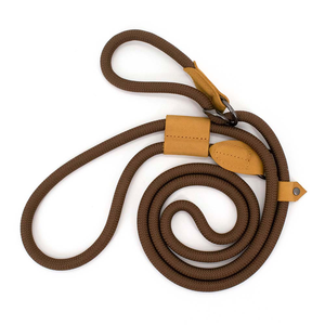 Correa de perro de cuerda resistente fuerte con dispensador de bolsa de basura de terciopelo para perros Correa deslizante de plomo entrenamiento de perros - Product Image 4