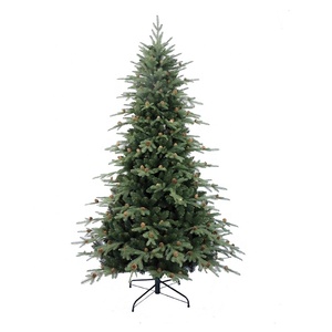 ZY Brand China Manufacturer Popular 7FT Luxury Durable Pine PE&amp;PVC <strong>Christmas</strong> <strong>Tree</strong> Pine <strong>Cone</strong> 2717 Tips Strong Base Customizable - Product Image 1