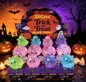 Juguete antiestrés de calabaza, murciélago y fantasma relleno de maltosa de elevación lenta, de Halloween, para el dulce o el truco, desde almacén de EE. UU. - Product Image 1