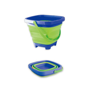 Seau de plage pliable 2L pour enfants, jouet d'été en plastique pas cher pour l'eau et le sable, idéal pour le jardin et les jeux en extérieur - Product Image 3