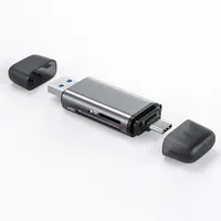 2 1 USB 3.1 OTG 카드 리더 SD TF 마이크로 SD 카드 리더 유형 C USB C 마이크로 USB 메모리 지원 Mac10 Win7/8/xp
