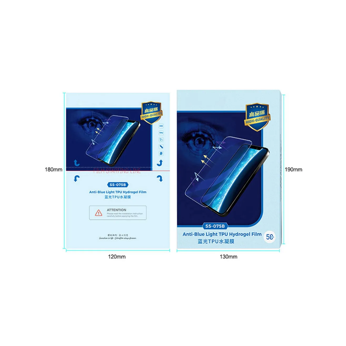 Không thể phá vỡ Hydrogel phim TPU mảnh điện thoại di động Tempered Glass phim bảo vệ màn hình TPU cho iPhone bán buôn không thấm nước S10