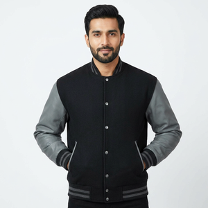 2025 Latest Fashion men college sport varsity <b>jacket</b> customized embroidered logo OEM Design Varsity Bike <b>racing</b> <b>jackets</b> - Product Image 1