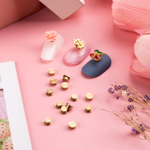 Charmes rotatifs pour ongles en laiton de 2,7*3,5*2,8 mm, charme rotatif pour ongles, accessoires de bricolage pour femmes et filles - Product Image 6