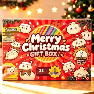 Calendrier de l'Avent de Noël pour Enfants, 24 Jours de Surprises, Boîte Mystère, Ensemble de Jouets Squishy en TPR Souple, Vente Chaude - Product Image 1