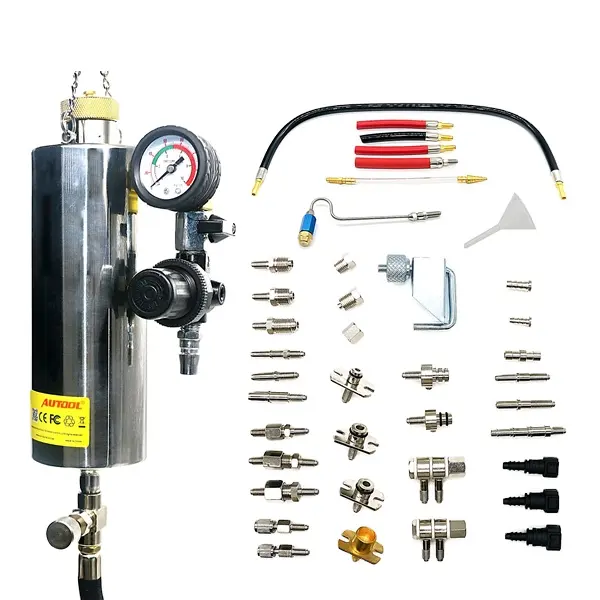 Kit de limpeza automotiva c100, ferramenta de diagnóstico automotivo, usado para limpeza, válvula de acelerador e limpeza, bico injetor de combustível