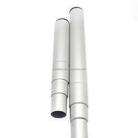 Poteau réglable de jambe en aluminium résistant de haute qualité avec embout