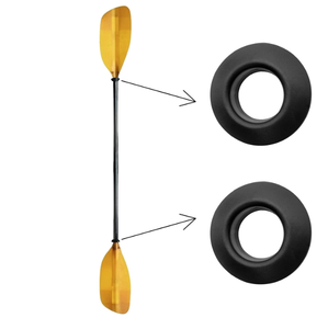 Anillos de sujeción para palas de kayak, canoa y rafting con un diámetro de eje de 28-30 mm. - Product Image 1