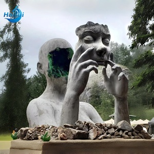 Statue humaine en fibre de verre grand format, résistante aux UV, réaliste, de style classique, pour jardin extérieur commercial - Product Image 1