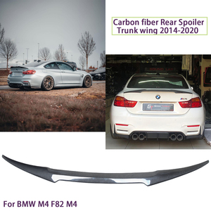 For M4 F82 M4 Style Carbon Fiber <b>Rear</b> <b>Spoiler</b> Trunk Wing 2014-2020 - Product Image 2
