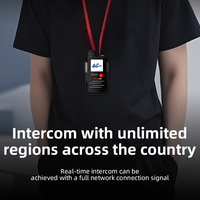 Maycall 4G POC LTE Talkie-walkie à haut-parleur puissant pour extérieur, interphone à appel unique, portée de 5000 km, résistant à l'eau IP45/IPx4