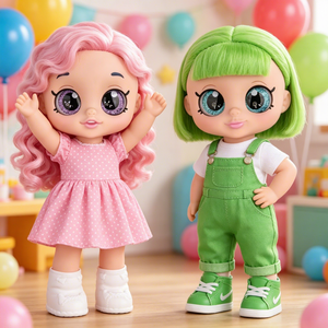 ตุ๊กตาการ์ตูนวัยรุ่นธีมเพลงฮิตขายดี ตุ๊กตาพีวีซีสั่งทำพิเศษ ตา 5 มิติ ข้อต่อ 5 จุด นุ่มมาก น่ากอด - Product Image 6
