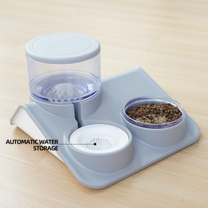 Groothandel Plastic Automatische Kattenhond Waterdispenser En Voerbak - Product Image 4