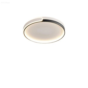 Lámpara de Techo LED Circular de Hierro de Estilo Nórdico Moderno, Luz Blanca Fría, con Control Remoto, IP65, para Hogar y Oficina - Product Image 5