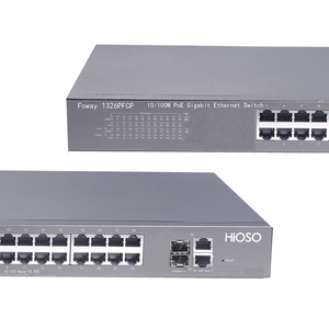 Hoge Kwaliteit Cctv 48V Poe Switch Voor Ip Camera Met 250M Lange Transmissie 24Port Poe 10/100M Unmanaged Rack Mount Poe Switch - Product Image 6