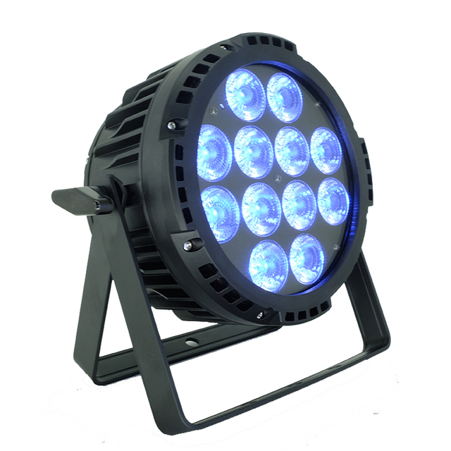 Waterproof Wireless DMX Outdoor 12*18W RGBWAUV 6in1 IP65 LED Battery Lamps Rechargeable Par Light