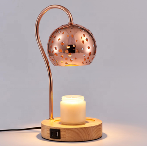 Lampara calentadora de velas nến ấm hơn đèn với 2 bóng đèn cho nến thơm sáp Burner Đèn bàn cạnh giường ngủ - Product Image 6