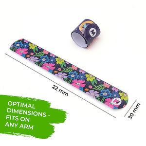 Bracelet à claquer extra long populaire, motif dinosaure et licorne de dessin animé, <span class=keywords><strong>anti</strong></span>-<span class=keywords><strong>stress</strong></span>, gadget de relaxation - Product Image 2