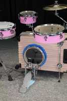 Portable Suitcase Drum Set, Foldable & Movable Jazz Drums, Beginner Performance Percussion Instrument for Adults & Kids