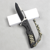 Couteau pliant directement de l'usine, lame en acier inoxydable, couteau de survie de poche pour le camping et l'aventure