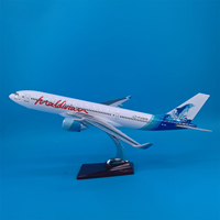 Modèle d'avion Airbus A330 de Maldivian Airlines, 47 cm, échelle 1/135, en résine ABS, pour ornement et ensemble cadeau d'affaires