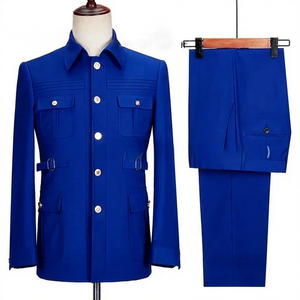 <span class=keywords><strong>Completo</strong></span> da <span class=keywords><strong>Uomo</strong></span> con Perline per Matrimoni e Abbigliamento Formale - Elegante Outfit da Sposo per Occasioni di Lavoro - Product Image 3