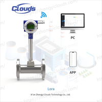 Débitmètre d'eau sans fil Clouds LoRa pour système HVAC Optimisation de l'efficacité énergétique Surveillance de l'eau réfrigérée et chaude dans BMS