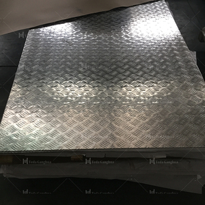 Pédales de voiture en aluminium à carreaux en relief en usine motif antidérapant à cinq nervures 1mm <span class=keywords><strong>plaque</strong></span> de tôle roulante O-H112 3000 série Grade - Product Image 1