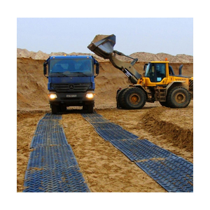 Alas Pelindung Tanah Excavator Bog <span class=keywords><strong>Mat</strong></span> Track <span class=keywords><strong>Mat</strong></span> HDPE Plastik Jalan 4x8 kaki - Product Image 1