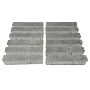 Moderno bloque de hormigón diseño césped jardín borde piedras Japón hecho para patio pavimentación - Product Image 5