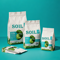Écologique Haute flexibilité 1kg 2.5kg Tenez le sol Rempotage Mélange Pochette d'emballage Engrais Emballage Sac de sol en plastique