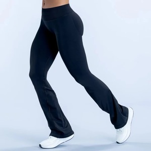 Nouveaux Leggings de Sport pour Femme Impact Flares Scrunch <span class=keywords><strong>Booty</strong></span>, Sans Couture, pour Fitness, Entraînement et Yoga, Anti-transparence lors des Squats, Pantalon Évasé Tendance - Product Image 2