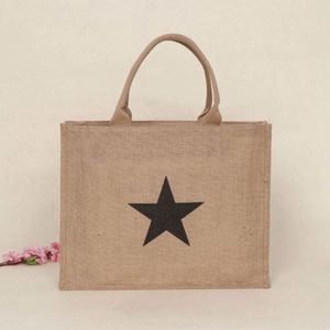 Sac de courses en jute à prix avantageux, vente en gros - Product Image 2