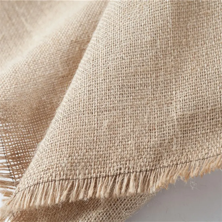 Vendita calda tappeto in tessuto di iuta impermeabile in tessuto di iuta laminato OEM tessuto in juta per borsa da spiaggia