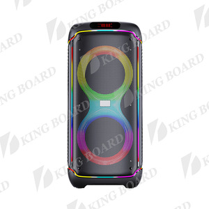 BTS-2368 Brodu Altoparlante per Feste all'Aperto BT Wireless Doppio 8 Pollici USB&TF&AUX [Premium] - Product Image 3