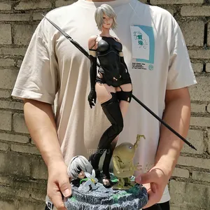 Figurine d'action en PVC de robot anime à trois têtes, modèle de collection, 48 cm, GK 2A 2B Pod 042 <span class=keywords><strong>YoRHa</strong></span> <span class=keywords><strong>No</strong></span> 2 Type B - Product Image 2