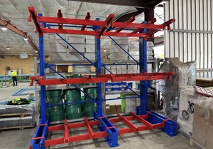 Estantería Cantilever de Acero de Una Sola Cara Nuoteng, Unidad de Almacenamiento Galvanizada con Recubrimiento Electrostático en Polvo, Instalación Enchufable - Product Image 5