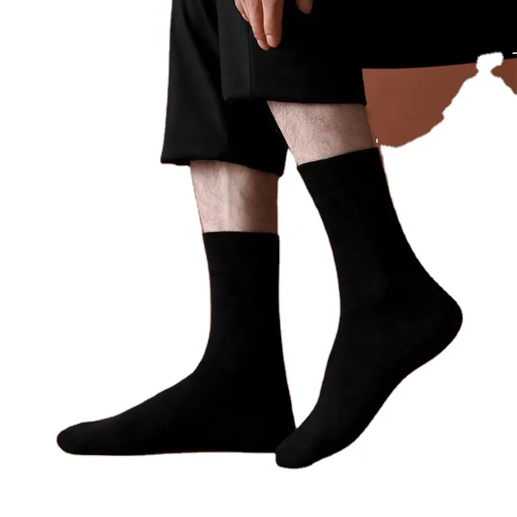 Großhandel Atmungsaktive Socken Männer Lederschuhe Socken Business Männer Baumwoll socken
