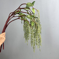 Simulatieplant Hangende Shanglu Fruit Kunstbloemenboeket Binnendecoratie 100-200cm Hoogte Zachte Lijm Liefdes Tranen Boeddha