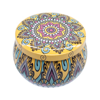 Vente en gros Aromathérapie Coffret cadeau de luxe en étain pour décoration intérieure pas cher Bougies parfumées en cire de soja pour femmes