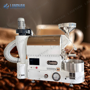 1kg 1.5kg Small <strong>Mini</strong> Drum <strong>Coffee</strong> Bean <strong>Roaster</strong> and Grinder Electric Smart Air Household - Product Image 2