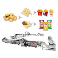 Línea de Freidoras Industriales Automáticas de 500 kg/h, Sistema de Fritura Continua de Alto Rendimiento, Superventas