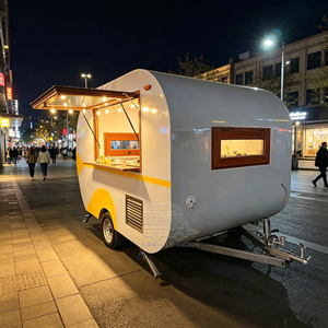 Carrito de Hamburguesas Único, Camión de Helados Móvil, Remolque de Comida y Café Totalmente Equipado - Product Image 3