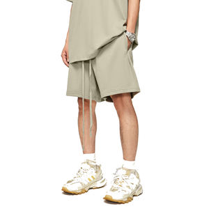 Pantalones cortos de chándal de verano personalizados, pantalones cortos de felpa francesa, ropa de calle de algodón pesado, pantalones cortos de carga holgados - Product Image 1