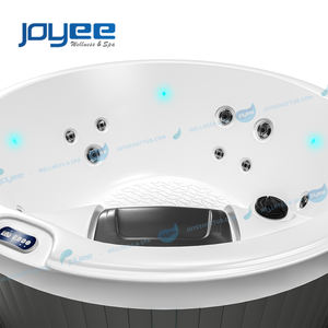 JOYEE Bain à remous rond européen pour <span class=keywords><strong>4</strong></span> <span class=keywords><strong>personnes</strong></span> Tube chaud Baignoires SPA extérieures Jacuzzier Baignoires de massage Spa de jardin Hottub spa <span class=keywords><strong>extérieur</strong></span> - Product Image 4